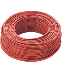 Cavo Rosso 100 Mt Isolato Unipolare 1 X 1,5 M2 Antifiamma Materiale Elettrico         