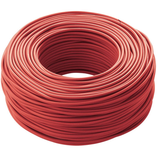 Cavo rosso da 1x2,5mm² - 10mt cordina unipolare fs17