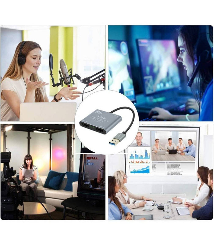 Cavo Scheda Di Acquisizione Video Da Hdmi A Usb Ultra Hd 4k Full Hd 1080p Hdv890+         