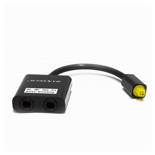 Cavo Splitter Sdoppiatore Audio Fibra Ottica Maschio 2 Ingressi Femmina Maxtech Spl-fb01         