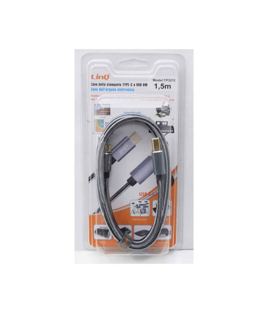 Cavo Stampante Da Type-c A Usb Bm Per Organo Elettronico Computer 1.5mt Tpc3215         