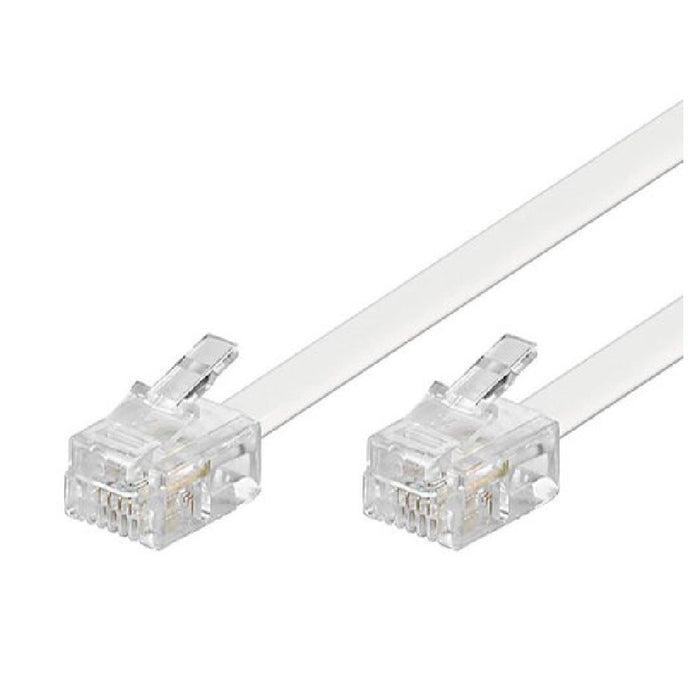 Cavo Telefonico Adsl Rj11 1 Mt Collegamento Telefonico Modem Internet Rj11-1.0m         