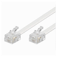 Cavo Telefonico Rj11 3mt Collegamento Telefonico Prolunga Modem Maxtech Rj11-3.0m         