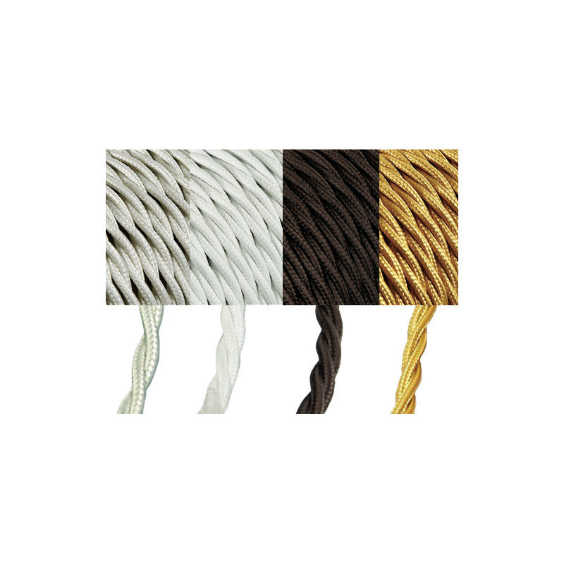 Cavo treccia FR RTX 3×0,75 mm² 10 m avorio per uso domestico