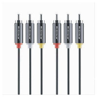 Cavo Tripolare Rca Audio Video Tv 3 X Rca Maschio/maschio 1,5mt 4d Sound Rca-r01         