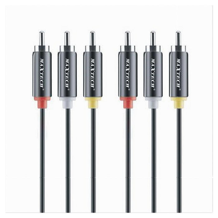 Cavo Tripolare Rca Audio Video Tv 3 X Rca Maschio/maschio 1,5mt 4d Sound Rca-r01         