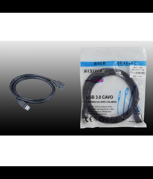 Cavo Usb 3.0 Maschio A Femmina 1,8mt M/f Speed Per Pc Maxtech Usb 3.0 Am To Af 1.8m         