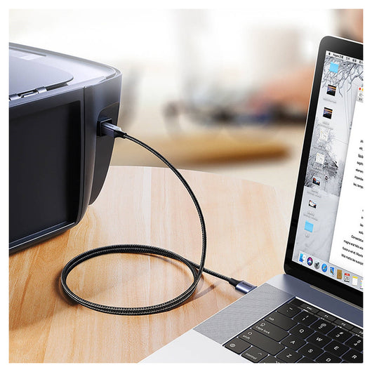 Cavo Usb Bm2.0 Maschio 480mbps 5 Mt Compatibile Stampante Etichettatrice F-bm03         