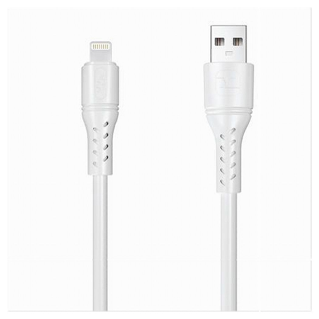 Cavo Usb Lightning 3a 1mt Super Ricarica Dati Resistente Iphone Ipad Ipod F-ip046         