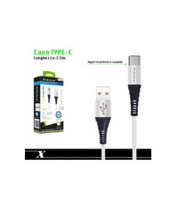 Cavo Usb Type-c Ricarica Veloce 3a 2.5 Metri Trasferimento Dati Maxtech F-tc010         