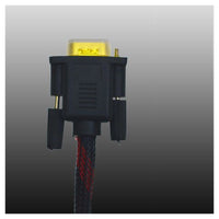 Cavo Vga/vga Maschio-maschio 5mt Retinato 15 Pin Filo Per Pc Tv Maxtech Vga-rt5m         