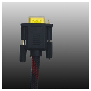 Cavo Vga/vga Maschio-maschio 5mt Retinato 15 Pin Filo Per Pc Tv Maxtech Vga-rt5m         