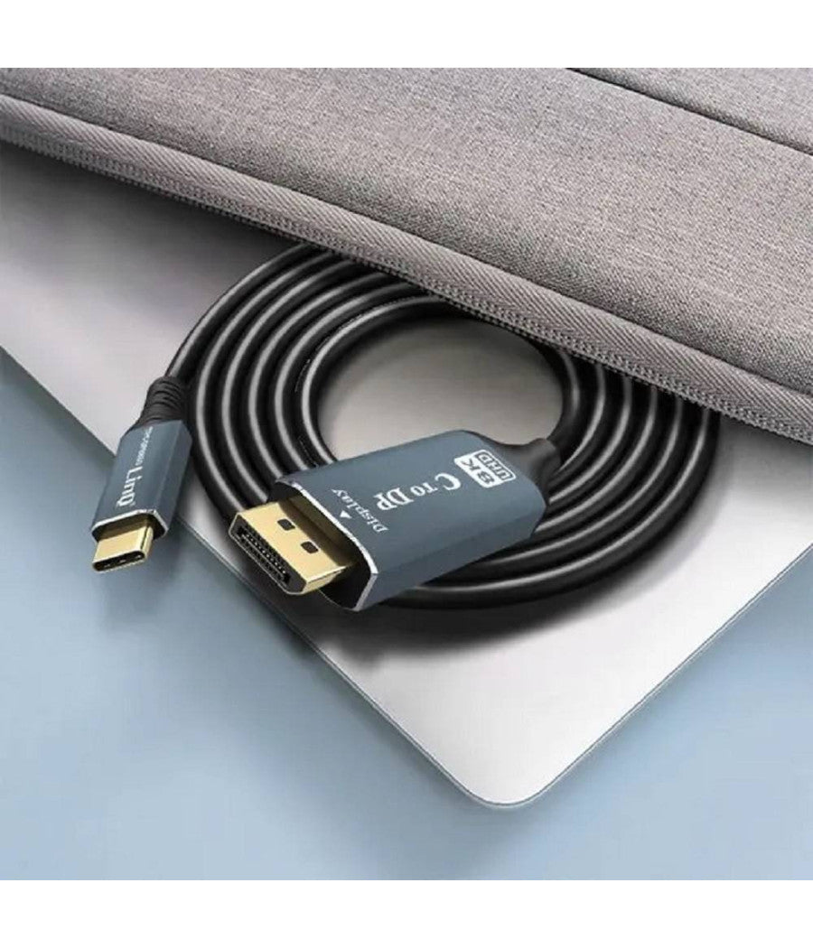 Cavo Video Adattatore Da Type-c A Dp Display Port Ultra Hd 8k 1,8 Mt Tpc-dp8k60         