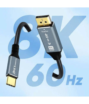Cavo Video Adattatore Da Type-c A Dp Display Port Ultra Hd 8k 1,8 Mt Tpc-dp8k60         