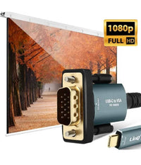 Cavo Video Adattatore Da Type-c A Vga Ad Alta Definizione 1080p 1,8mt Tpc-vvga18         