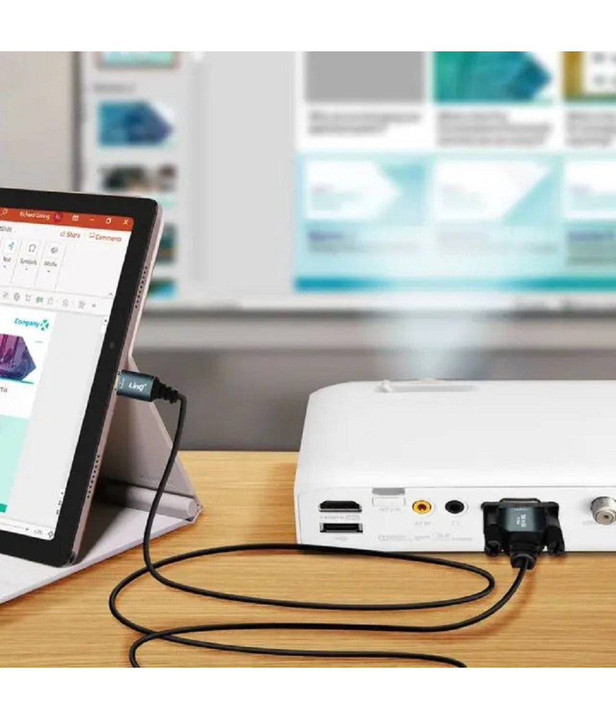 Cavo Video Adattatore Da Type-c A Vga Ad Alta Definizione 1080p 1,8mt Tpc-vvga18         