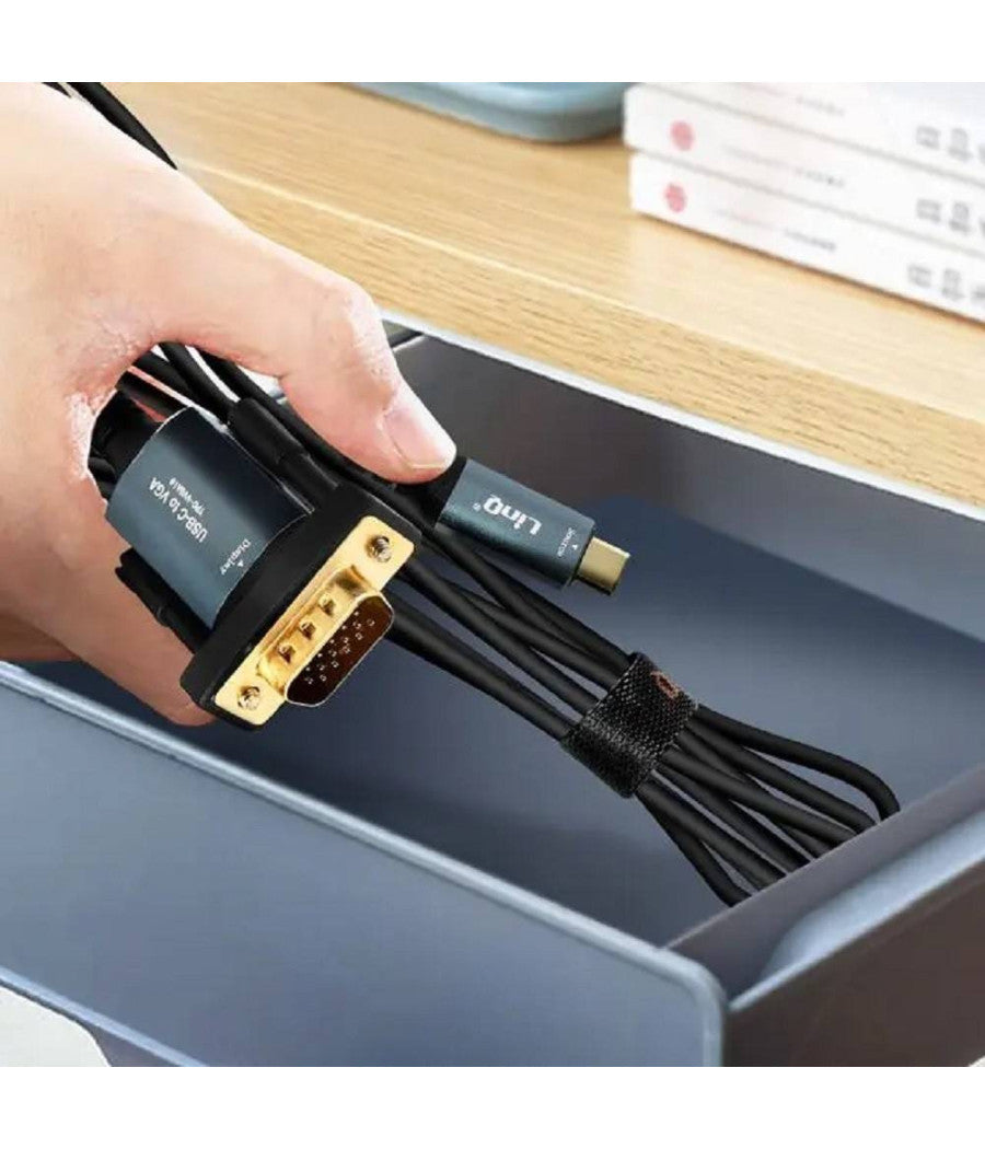 Cavo Video Adattatore Da Type-c A Vga Ad Alta Definizione 1080p 1,8mt Tpc-vvga18         