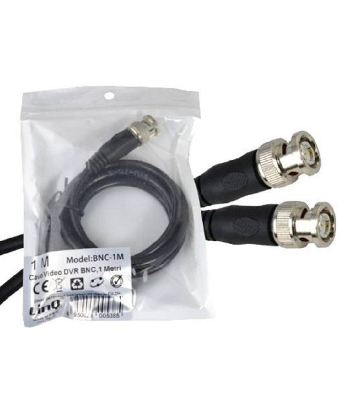 Cavo Video Dvr Bnc Per Telecamera Plug And Play Lunghezza 1 Metro Bnc-1m         