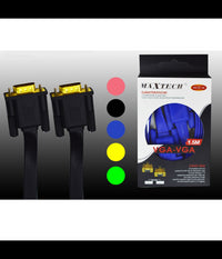 Cavo Video Vga Maschio - Maschio 1.5metri Schermo Monitor Tft Maxtech Vga-va1.5m         