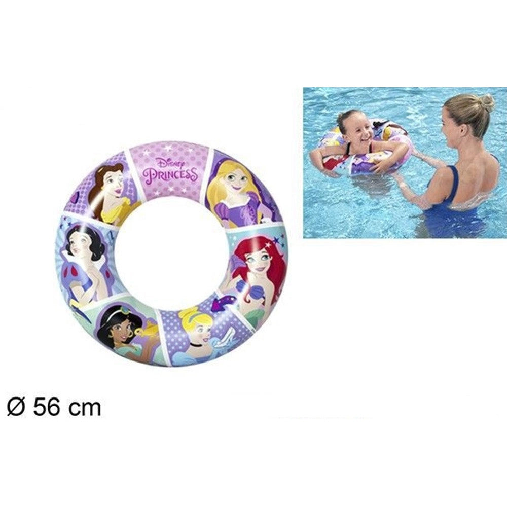 Trade Shop - Salvagente Ciambella Gonfiabile Per Bambini Con Grafica Principesse Disney ø56cm 016125 -