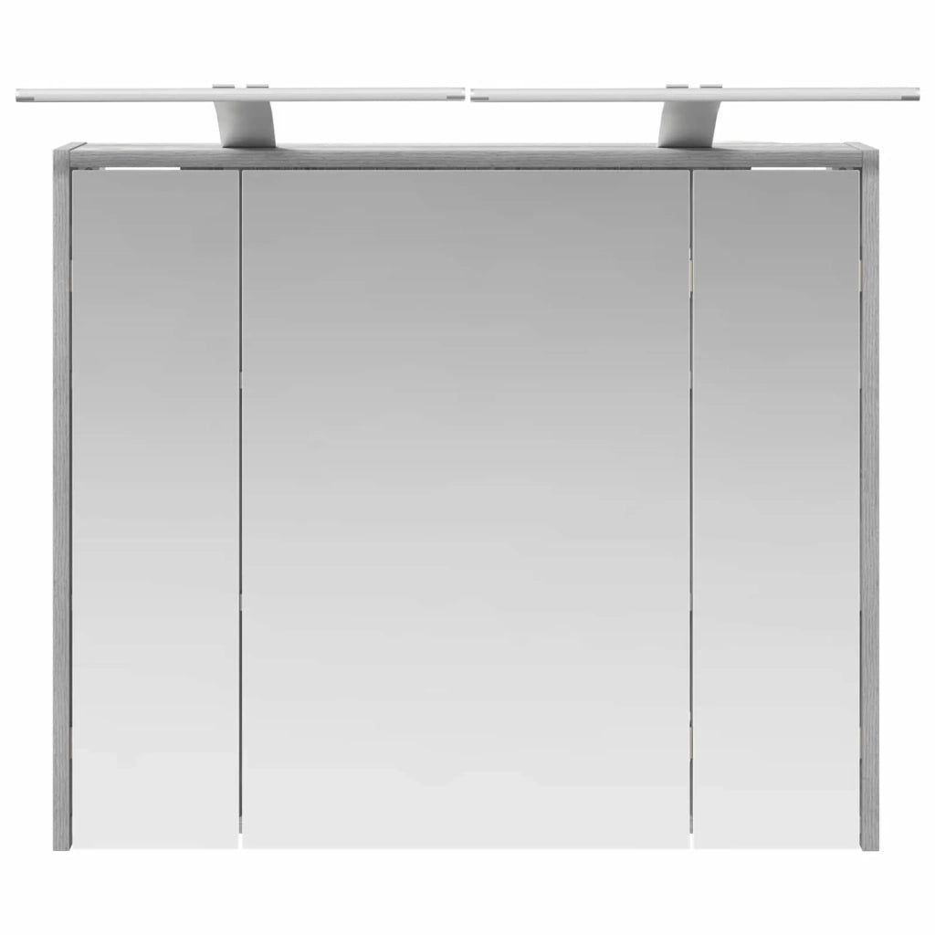 Mobiletto per specchio da bagno Grigio Sonoma 889180