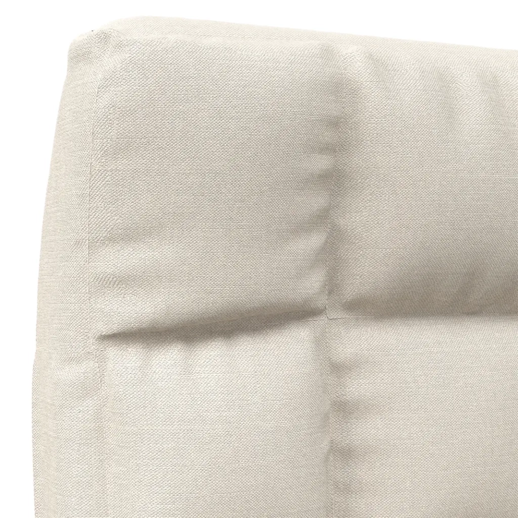 Sedia a Sdraio da Terra Pieghevole Crema in Tessuto CFW3750055