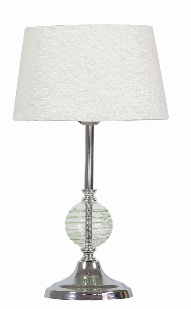 Lampada da tavolo Candellux FERO 41-34618 cromo bianco