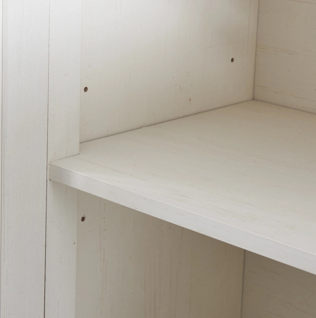 Credenza Sideboard con 4 ante e 2 cassetti; 150x40x86 cm; bianco antico