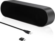 Altoparlante PC - Mini altoparlante - Altoparlante per computer - Altoparlante computer - 20 x 7 x 7 cm - Nero