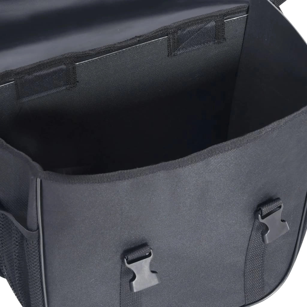 Borsa doppia per bicicletta impermeabile da 35 litri per portapacchi posteriore nera 02_0021167