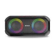 Altoparlante Bluetooth portatile con luci LED RGB, 24W, TWS stereo, impermeabile IP6, autonomia 10h - SOGO