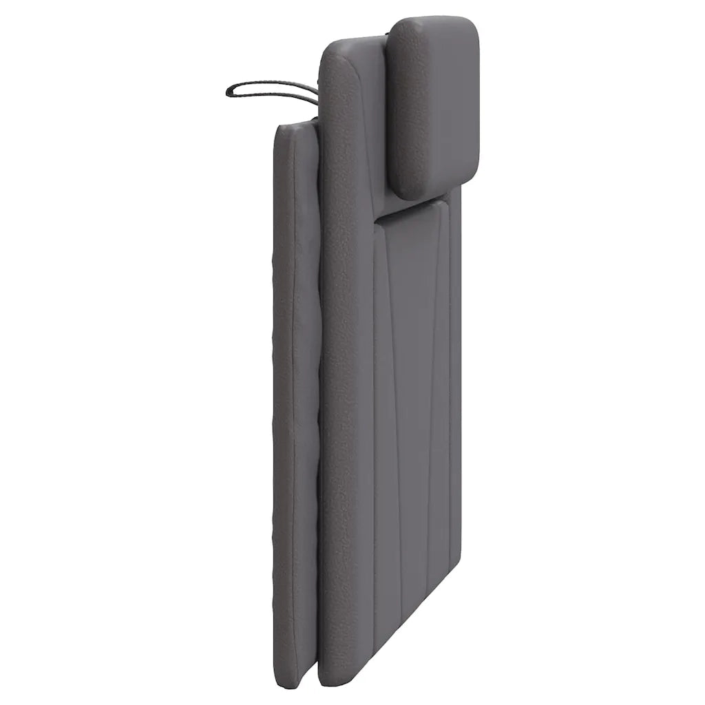 Cuscino Testiera Viana Grigio 80 cm in Similpelle CFW7502188