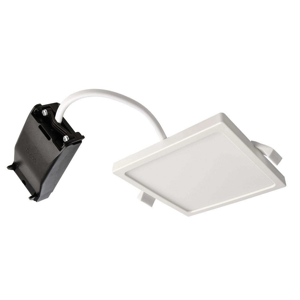 Trade Shop - Plafoniera Quadrata Faretto Incasso Led 7w Luce Calda Lampada Soffitto Corridoio -
