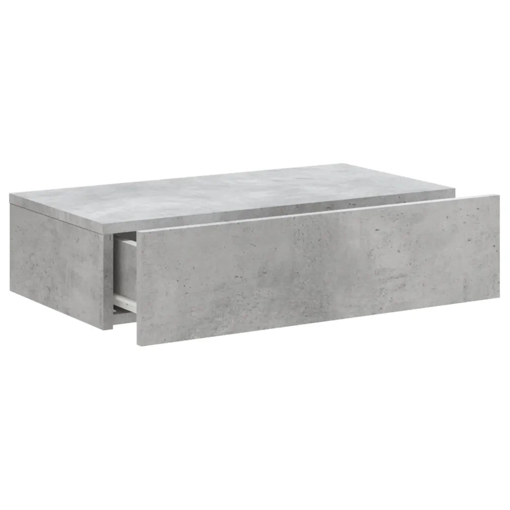 Mobile Porta TV con Luci LED-Mobile per TV-Credenza TV Grigio Cemento 60x35x15,5 cm