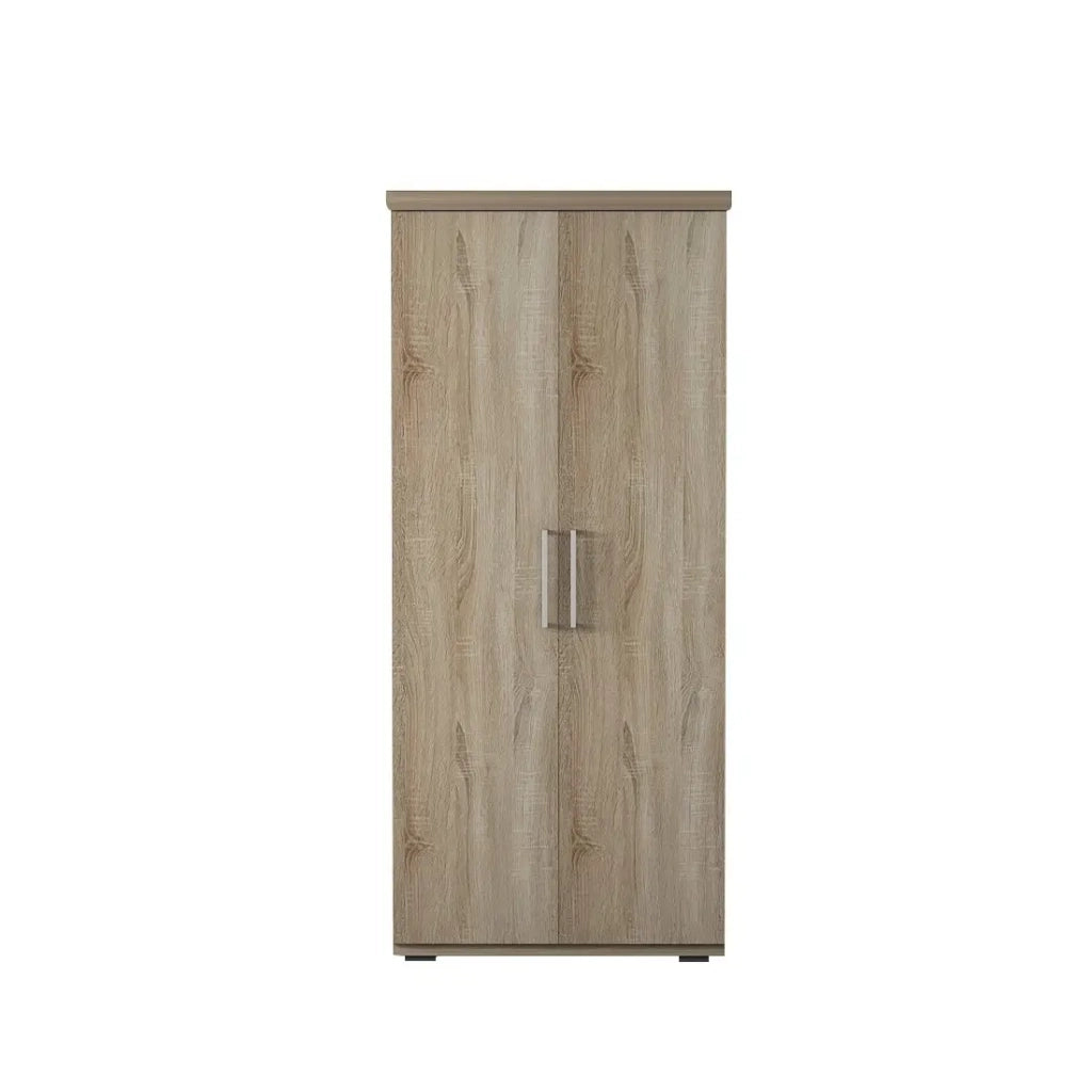 Armadio a 2 ante con appendiabiti TOM – Rovere sonoma