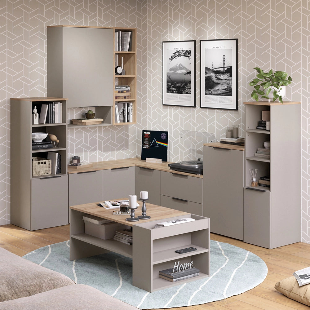 Vicco Armadio universale Grigio 40.2 x 120 cm con una porta