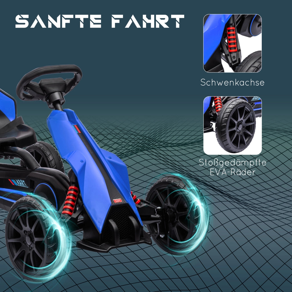 Go Kart Pedal Go Kart per Bambini ¨C zephmum ¨C Blu
