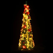 Albero di Natale Artificiale Pop-up con 150 LED Verde 180 cm 357762