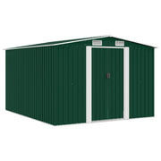 Capanno da Giardino 257x298x178 cm in Metallo Verde cod mxl 49906