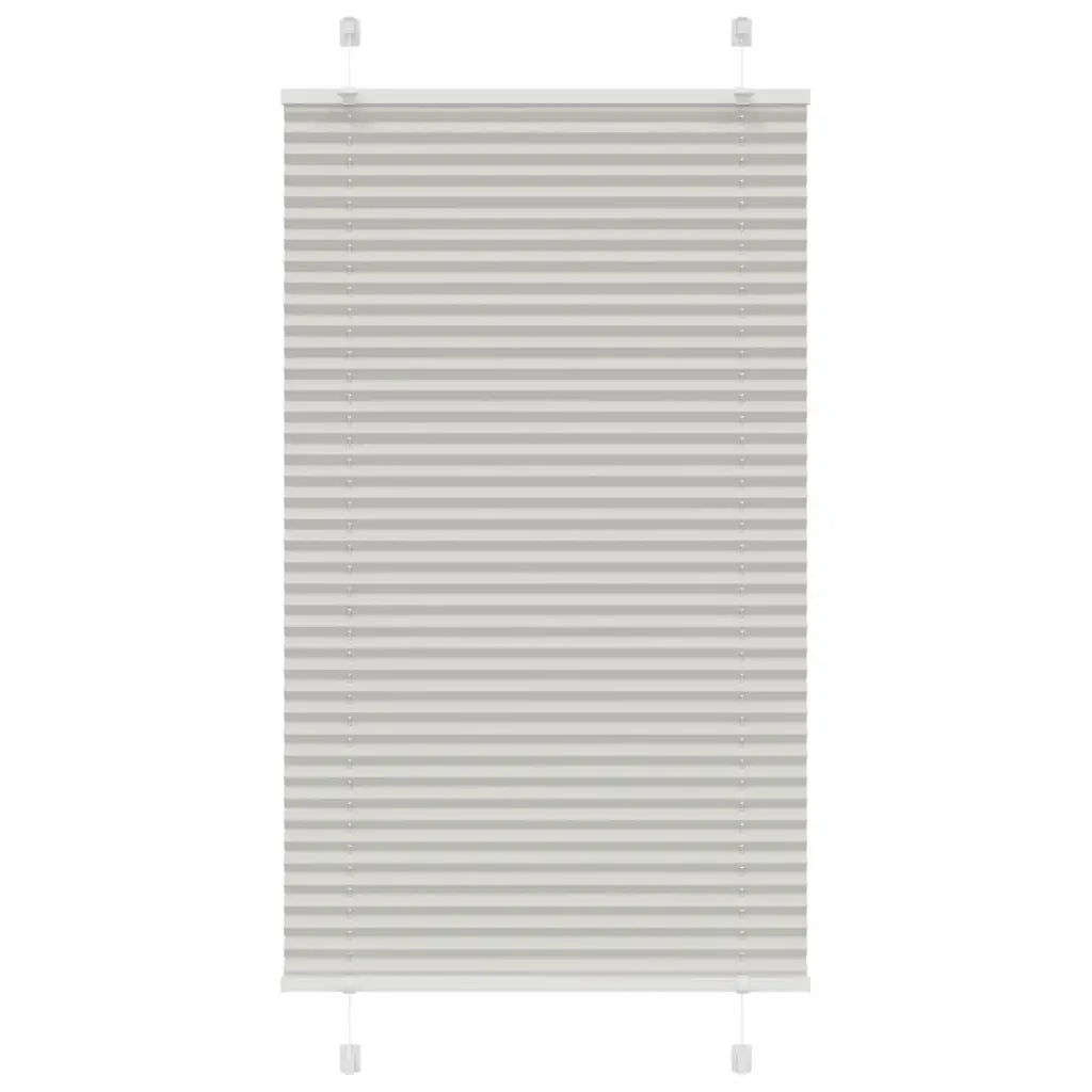 Tenda Plissettata Grigio Chiaro 75x150 cm Larghezza Tessuto 4015342