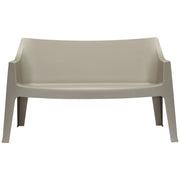 SET DUE DIVANO COCCOLONA TECNOPOLIMERO SCAB DESIGN - Tortora 15
