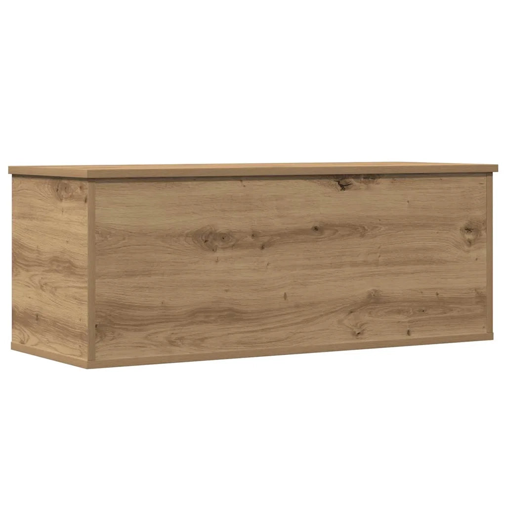 Scatola di Stoccaggio Rovere artigianale 90 x 35 x 35 cm 868712