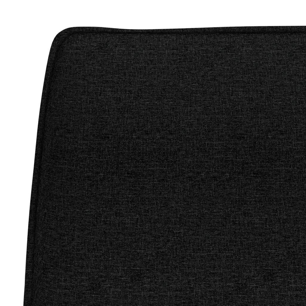 vidaXL Panca Nera 100x75x76 cm in Tessuto