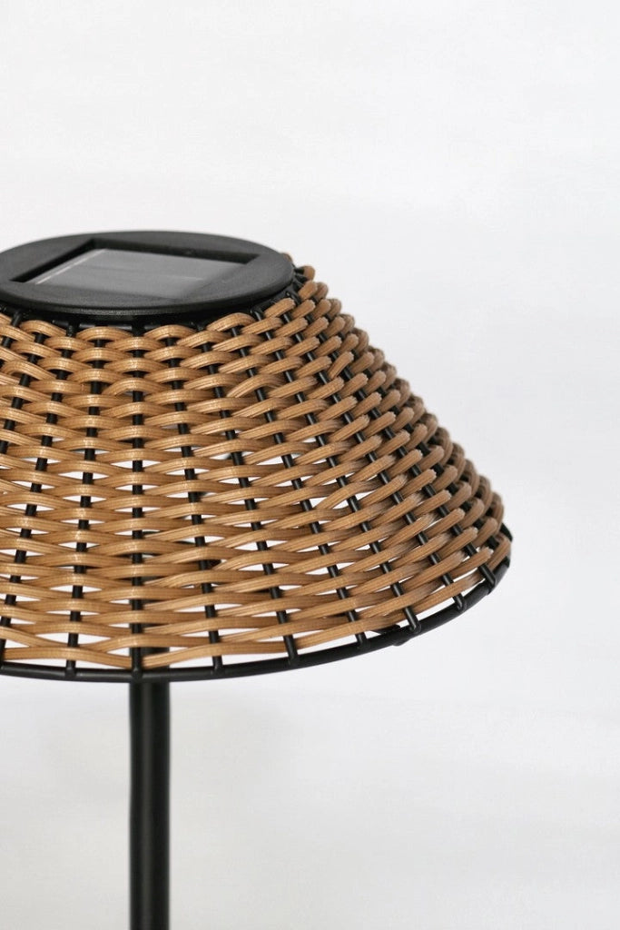 Lampada  da Tavolo con Ricarica Solare Ø20x31 cm in Acciaio Kalyan