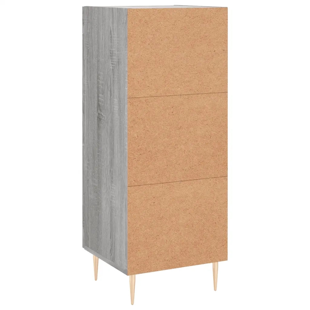 Credenza Grigio Sonoma 34,5x34x90 cm in Legno Multistrato 830434