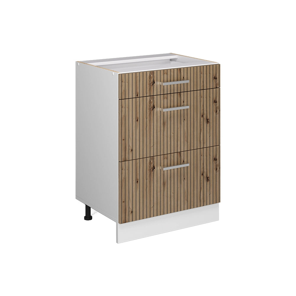 Vicco Frontale cucina Rovere artigianale 59.6 x 70.4 cm frontale del mobile per mobile base con cassetti
