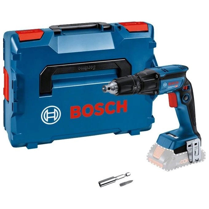 Bosch 06019K7001 Professional Avvitatore a batteria per cartongesso 18V Li-Ion brushless motore fino a 4500 giri-min con limitatore profondita' retraibile e modalita' PowerSAVE colore Blu