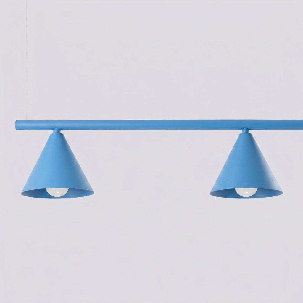 Lampadario NOX 4L azzurro