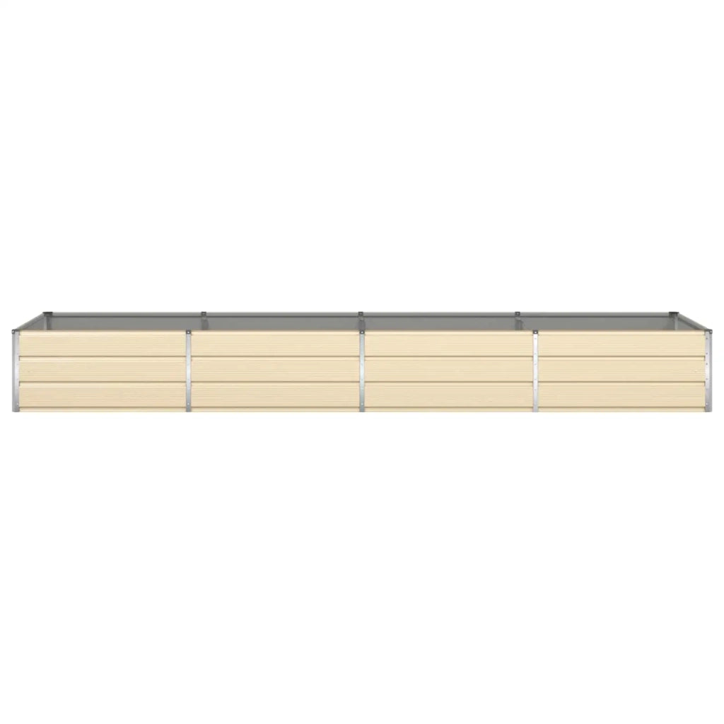 Fioriera Avorio 385 x 100 x 45 cm Acciaio zincato