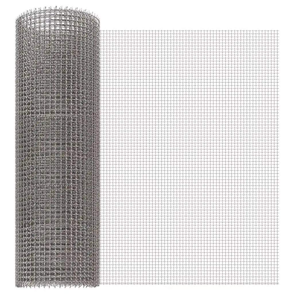 Rete per schermatura 40 x 200 cm 3 Mesh Argento 42039629